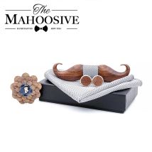 Mahoosive Holz Männer Fliege Blau Paisley Bowtie Business Hochzeit Bowknot Dot Blau Und Schwarz Bogen Krawatten Für Bräutigam Party zubehör