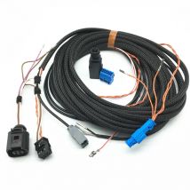 HighLine Rückansicht Flip Kamera Rückfahr Flugbahn Logo Kamera Dynamische Tracking RVC Kabel Kabelbaum Für Passat B8 Golf 7,5