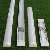 1 Stück flache gereinigte LED-Röhrenleuchte 10 W 0,3 m 20 W 57 cm LED-Schlägerröhre Barlicht Drei Tri-Proof-Leuchten 220 V 3000 K Natur 4000 K 6000