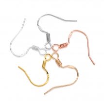 50-410 teile/los ohrringe Carven 100 Silber Farbe Kupfer Ohr drähte Ohrringe Haken für DIY Schmuck Ohrring Herstellung liefert Zubehör Zubehör