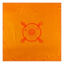 Manual Hand Rolled Twill Silk Scarf Women Badge Print Square Scarves Echarpes Curled Foulards Femme Wraps Bandana Hijabs 90CM