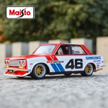 Maisto 1:24 BRE Datsun 510 Statische Druckguss Fahrzeuge Sammeln Modell Sport Auto Spielzeug