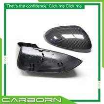 17-22 ABS + Real Carbon Fiber Seitenspiegel Abdeckung Für Volkswagen VW Arteon CC Passat Touring Magotan Ersatz Stil mit/Kein Loch