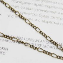 Julie Wang 1-Meter-Antik-Bronze-Ketten für DIY-Schmuckherstellung, Zubehör, handgefertigtes Zubehör, Halskettenkette