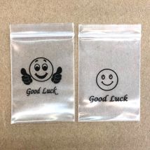 Starose 100 Teile/los Neue 4x6 cm Daumen Up Druck Klare Druckverschlussbeutel Glück Schmuck Verpackung ZIP Beutel wasserdichte Kunststoff Versiegelt Beutel