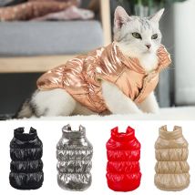 Wasserdichte warme Katzen-Daunenjacke für kleine Katzen, Winter-Haustierkleidung, Katzenmantel, Welpenkleidung, Mascotas-Kostüm, disfraz gato