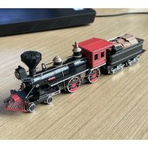 Diecast 19 cm lange Metallhand DIY 3D-Montagemodell Neue handgemachte Mine Forest Lokomotive Erwachsene Dekoration Geschenk Statische Anzeige