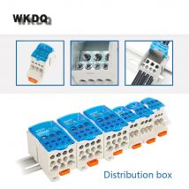 UKK-Serie 80A/125A/160A/250A/400A/500A Junction Power Universal Din Rail Wire Connector Terminal Blocks Distribution Box