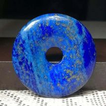 Natürliche Heilung Amethyst Kristall Lapis Lazuli Labradorit Stein 30mm Donut Perlen Reiki Chakra Anhänger Fit Halskette Schmuck DIY