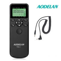 AODELAN TRS-C6 LCD Time Shutter Release Remote Control for Canon EOS R6 R M6 II M5 90D 250D 800D 600D 700D 500D 30D Rebel T4i