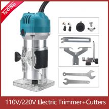 800W Elektrische Trimmer Holzbearbeitung Elektrische Trimmer 30000rpm Hand Carving Holz Router Gravur Stoßen Trimmen Maschine