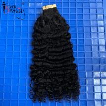 3B 3C Tape In Human Hair Extensions Skin Weft Hair Extensions For Women Invisible Mongolian Bulk Virgin Hair Bundles Ever Beauty