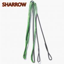 12/14/16 Espositori e Alzate 52-66 "Tiro Con L'arco A Mano Bowstrings Sostituzione Ricurvo Longbow Bow String Fit 56 ''-70 ''arco Accessori di Ripresa