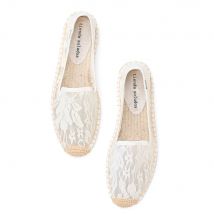 Damen Wohnungen Schuhe Espa drille Zapatillas Mujer Sapatos Mode Spitze hand gefertigte gewebte Stickerei Schuh Frühling und Sommer Slip On