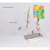 Universal Makro Stapel Plattform mit Doppel Magie Arm Clamp Clip für Makro Fotografie Werkzeuge