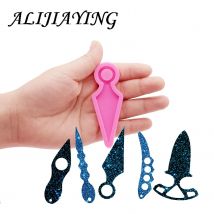 Self-Defense Knife Resin Molds Art Diy, Sword Chocolate Silicone Mold, Resin Mould Crafting with Epoxy DY1135