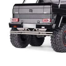 Edelstahl Stoßstange Hinten mit Boden Schutz Chassis Rüstung für TRAXXAS TRX6 G63 RC Auto Teile Zubehör