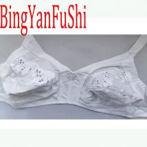 Klassischer Push-Up-BH ohne Felgen, sexy Damen-Unterwäsche, große Brust, 36–50 BHs, florale Spitze, Stickerei, intime Dessous, große Büste, C12