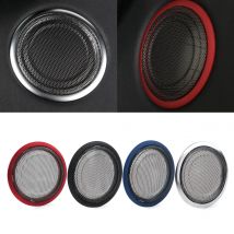 Auto Lautsprecher Abdeckung Dekoration Trim Universal Für BMW F30 F35 3 4 Serie Alle Jahre Blau/Rot/Schwarz/Silber