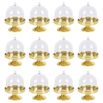 8/4 stücke Klar Mini Süßigkeiten Dessert Halter Cupcake Display Stand Platte mit Deckel Hochzeit Geburtstag Party Decor Versorgung baby Dusche Box