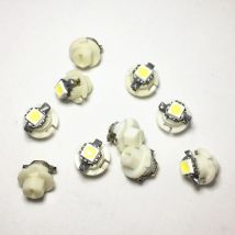 10PCS Car Instrument Lights B8.4 LED Brand New T5 B8.4D 5050 1SMD Side Indicator Lights Car Light Gauge Dashboard Lamp 12V