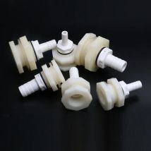 1 Satz ABS 1/2" 3/4" Aquarium Gelenke Aquarium Auslass Eimer Stecker 8 10 12 16 mm Aquarium Ablauf Armaturen Wassertank Adapter
