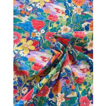 Sunshine medow 80S Tissun liberty Cotton Poplin Fabric For Kids Baby Sewing Cloth Dresses Skirt DIY Printed 0.5M Designer