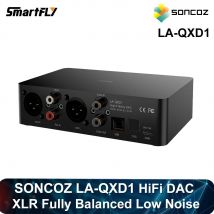 SONCOZ LA-QXD1 Digital HiFi Audio Wandler (DAC) mit XLR Voll Ausgewogene/RCA/Optische Faser Geräuscharm Windows Khadas Ton Bord