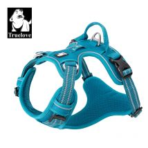 Truelove Pettorina per animali in nylon con riflessione 3M Lega di alluminio regolabile per cani di taglia grande, media e piccola TLH56512