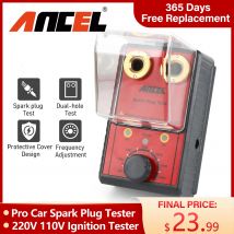 ANCEL Car Spark Plug Tester analizzatore di accensione rilevatore automatico a doppio foro