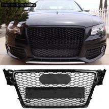 Für audi a4 b8 s4 s-line front renn grill waben stoßstange motor mesh schutz 2013-2019 nicht fit rs4