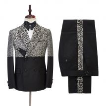 Hohe Qualität Mode-Design Zweireiher Männer Anzüge Kostüm Homme Hochzeit Prom Slim Fit Smoking Bräutigam Tragen 2 Stück Jacke + hose