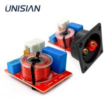UNISIAN Audio Frequenz Teiler 2-Weg Lautsprecher Frequenz Teiler 80W Höhen Bass 2 Weg Crossover Filter Mit Externe boxen