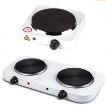 Cocina Eléctrica Portatil Hornillo Electrico Placas Placa Doble Hornilla 2000W Regulador de Temperatura Camping Envio gratuito desde España