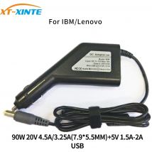 1x 90W 65W 45W 19V 20V Laptop Auto Ladegerät USB DC AC Tragbare Netzteil Adapter für IBM/Lenovo/Acer/HP/DELL/ASUS/SONYSamsung