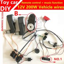 12V High-Speed DIY Kinder elektrische Fahrt auf Spielzeug Auto Set von Schalter MP3 Musik Board 2,4G Fernbedienung Empfänger Drähte Kabelbaum