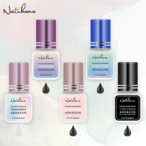 NATUHANA 5ml 1 sekunda szybkoschnący mocny klej do przedłużania rzęs 5-7 tygodni niski zapach klej do rzęs z norek
