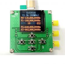 2,5 K-200MHz SI5351 uhr signal generator modul hochfrequenz signal platz welle frequenz generator STM32 TFT display