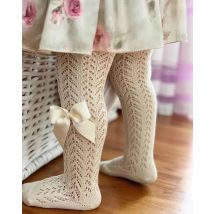 Children Girls Tights Candy Colors Hollow out Bow Pantyhose Ballet Dance Tights.Kid Toddler Bowknot Fishnet Lovely Pantes