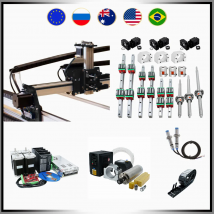 Accesorios de montaje de máquina de carpintería, motor paso a paso de 4 ejes, tornillo de bola de guía lineal, kit de husillo refrigerado por agua para enrutador CNC