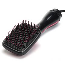 New Arrival 2 in 1 Multifunctional Hot Air Brush Comb Straightener Tangle-free Hair Dryer Brush