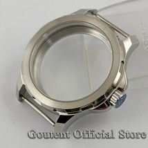 Goutent 44 mm ETA 6497 6498 Saphirglas, Handaufzug, Uhrengehäuse, Glasgehäuse, Möwe ST36