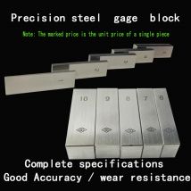 Steel Block Gauge Measure Gage Block Steel Square Gage Block 1mm, 2mm, 3mm, 4mm, 5mm, 6mm, 7mm, 8mm-9mm 100mmSteel Square Gauge