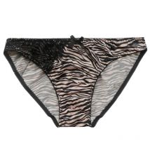 Women's Underwear Sexy Lace Panties Japanese Zebra Pattern Girls Comfort Briefs Low Waist Seamless Underpants Female Lingerie