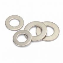 1/2/5/10pcs Pure Titanium TA2 Flat Washer Plain Gasket for M2.5 M3 M4 M5 M6 M8 M10 M12 M14 M16 M18 M20 Screw Bolt GB97