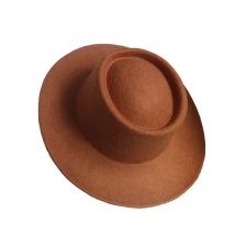 New Winter Wool Ring Concave Top Fedroas Hat For Women Church Dresses Hat Elegant Wedding Hat Men Jazz Fedroa Fascinator Quality