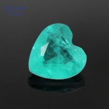 Synthetische Paraiba gespleißte Stein Herzform synthetische Kristall & Glas Edelsteine für die Schmuck herstellung 3x3 ~ 10x10mm