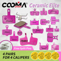 Pastiglie freno per bicicletta in ceramica per bici da strada SRAM Avid Shimano Magura Hayes Formula Hope MTB, 4 paia, Elite