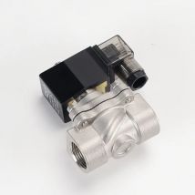 1/2" Stainless Steel Solenoid Valve Waterproof Normally Closed Solenoid Valve With LED Power Indicator 24V 12V 220V 110V