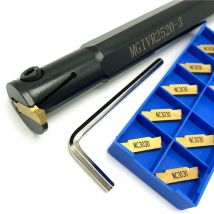 Mgivr2520-1,5 MGIVR2520-2 MGIVR2520-3 MGIVR2520-4 interne Einstechen Dreh werkzeug halter 10pcs Einst ech einsätze Hartmetalle in sätze